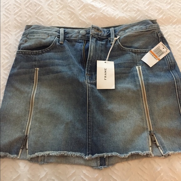 Frame Denim Dresses & Skirts - Frame high waisted mini skirt